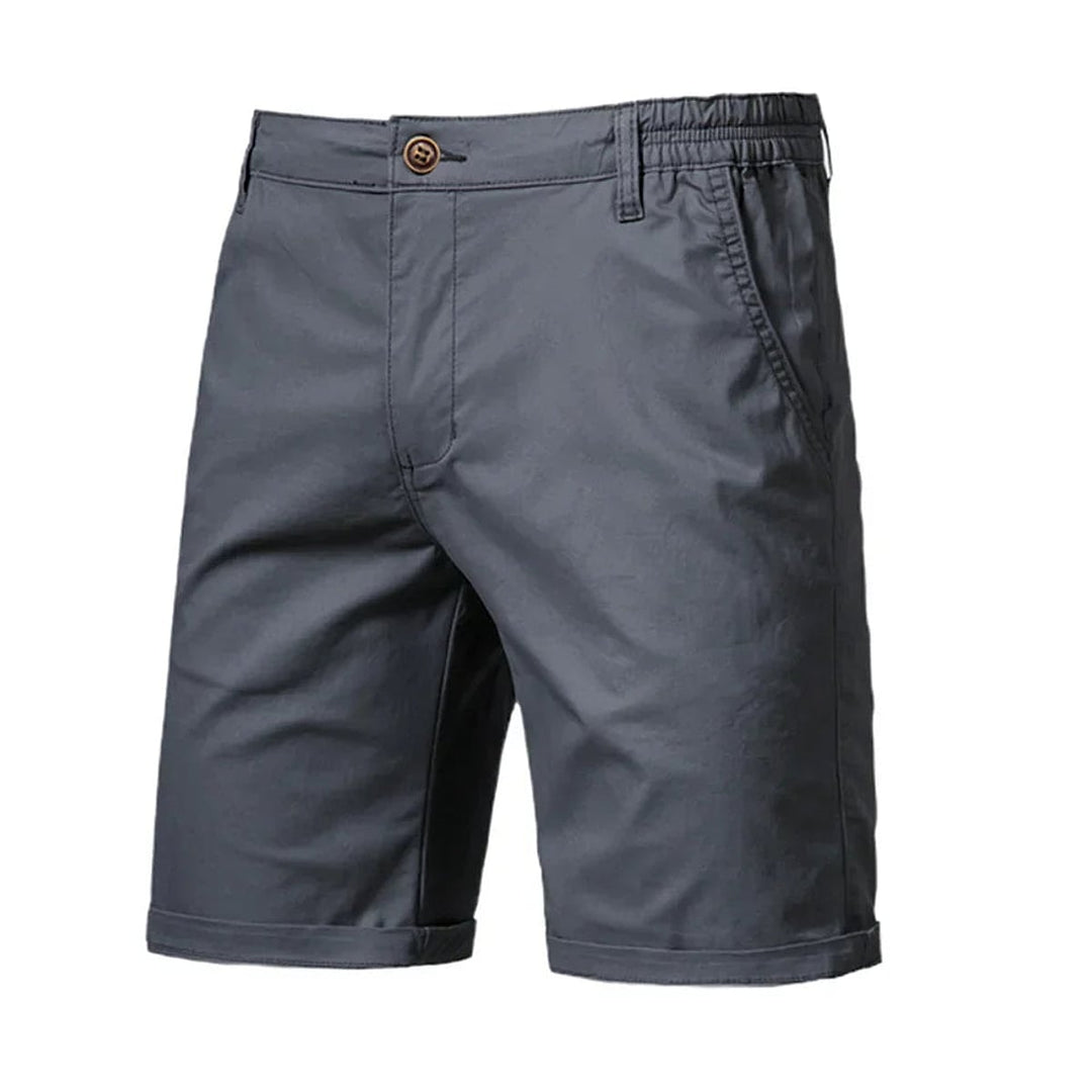 Archie Classic Button Front Chino Shorts 1