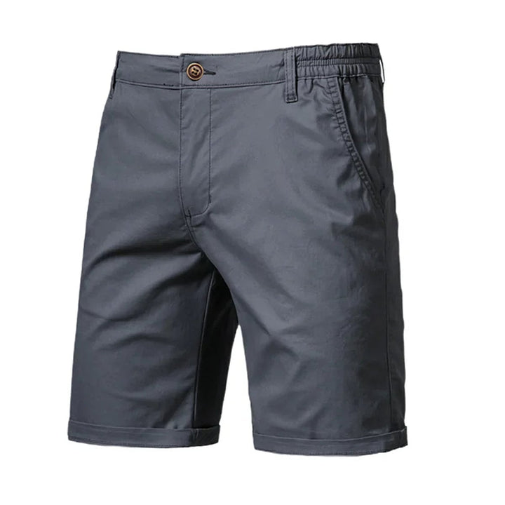 Archie Classic Button Front Chino Shorts 1