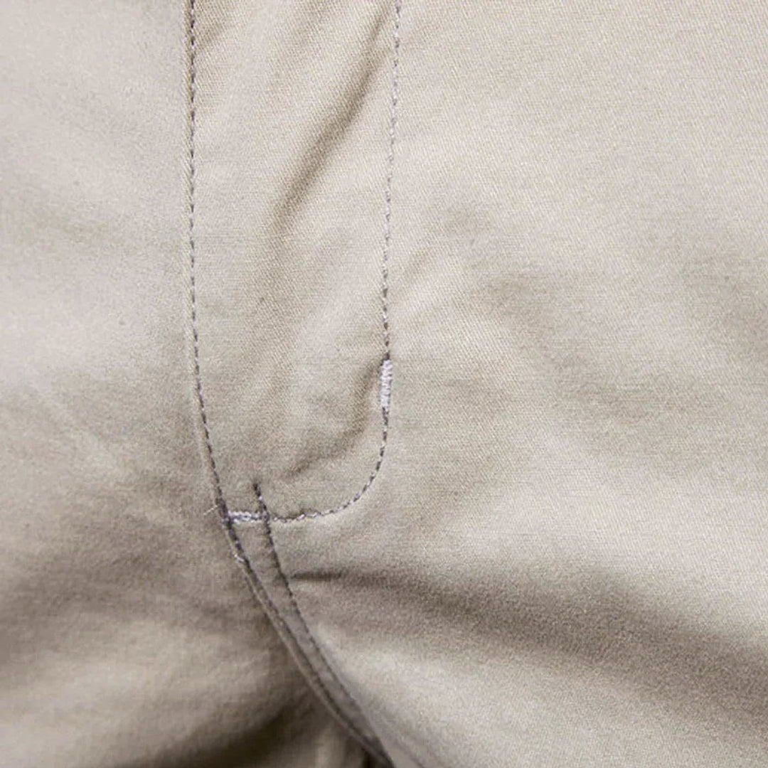 Archie Classic Button Front Chino Shorts 4