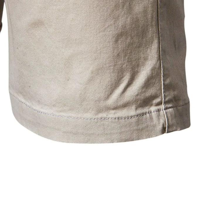 Archie Classic Button Front Chino Shorts 5