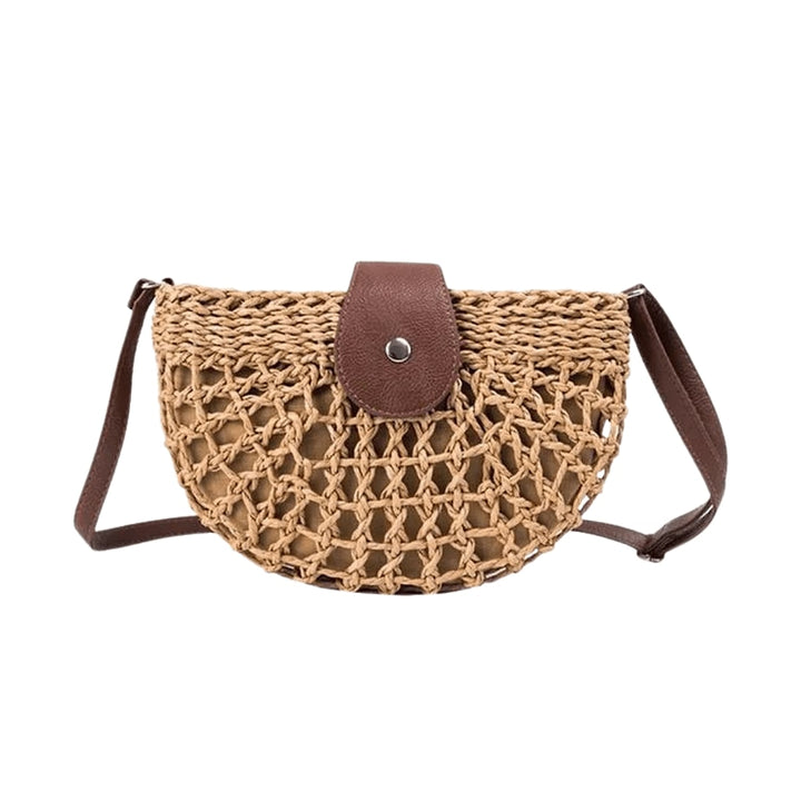 Aria Effortless Woven Straw Crossbody Bag 1