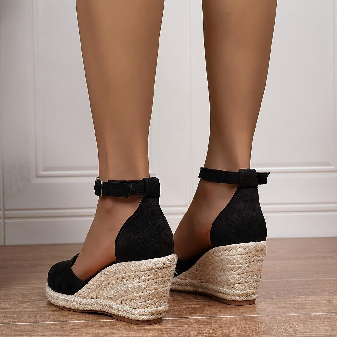 Arielle Elegant Ankle Strap Wedge Sandals 3