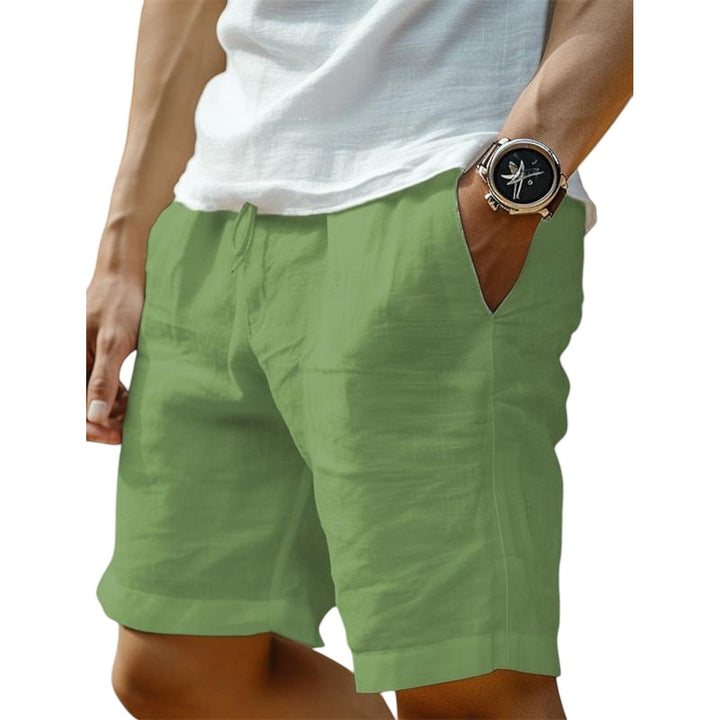 Banjo Elegant Crinkled Drawstring Shorts 1