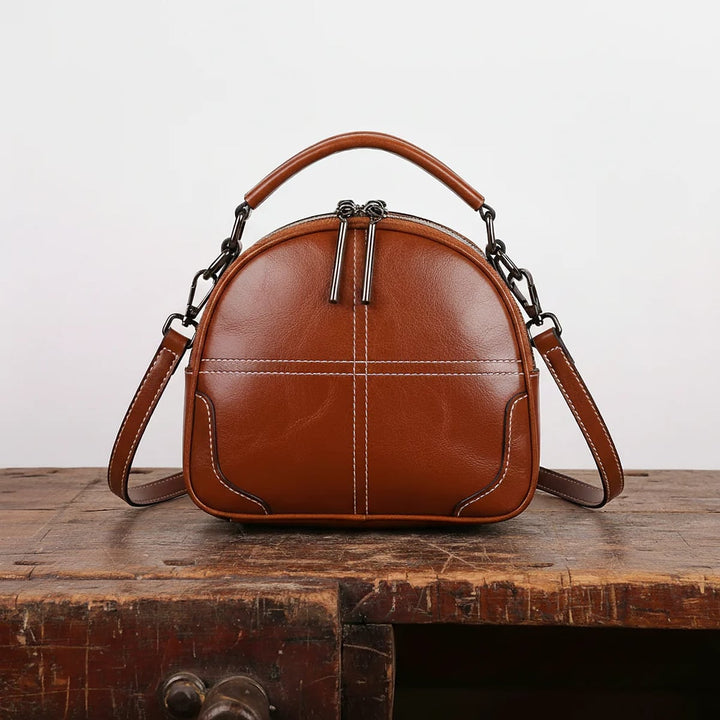 Beatrice Relaxed Vegan Leather Crossbody Bag 1