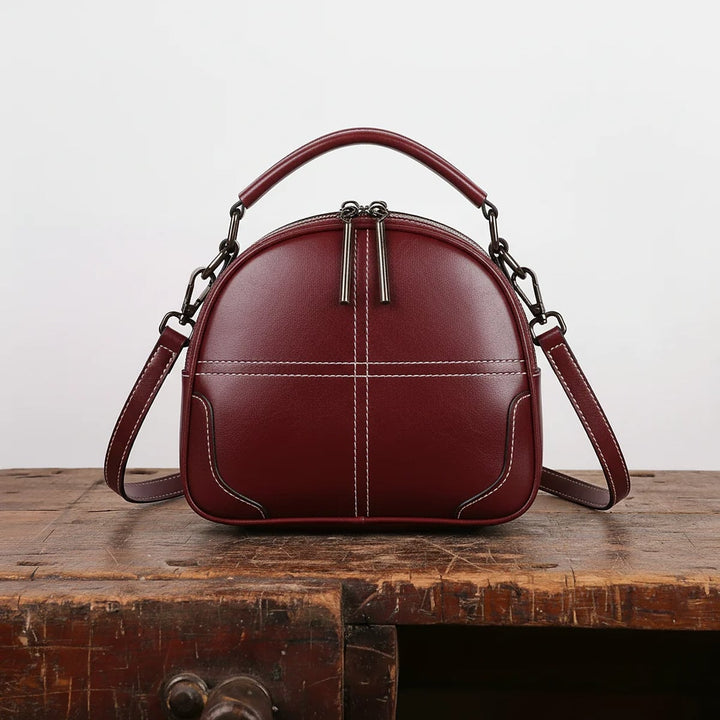Beatrice Relaxed Vegan Leather Crossbody Bag 2