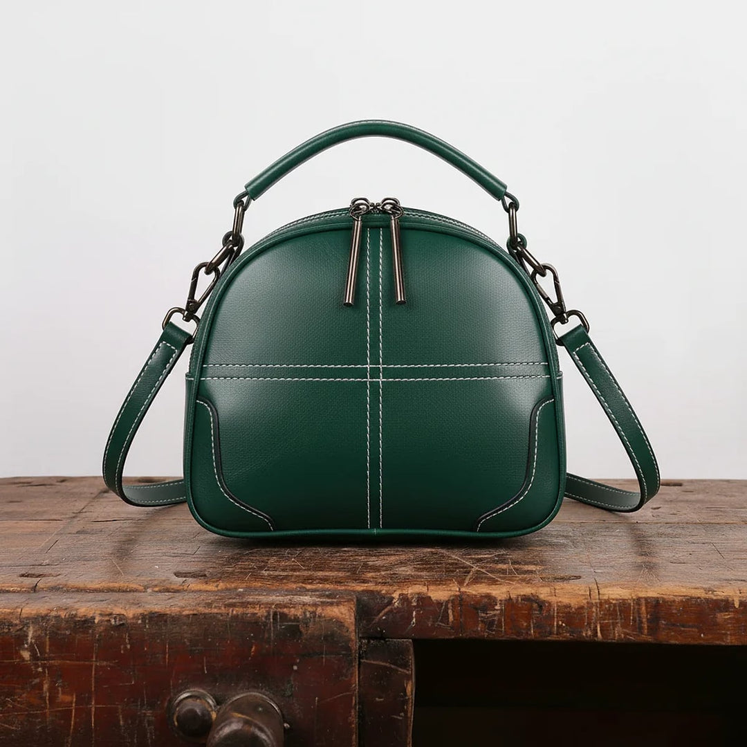 Beatrice Relaxed Vegan Leather Crossbody Bag 3