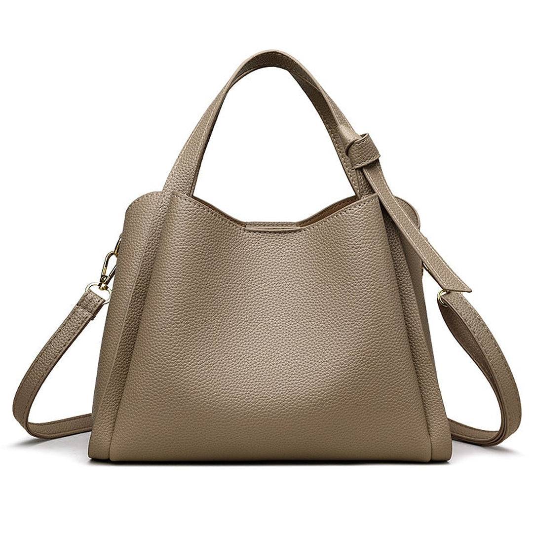 Bonnie Classic Pebbled Crossbody Tote Bag 1