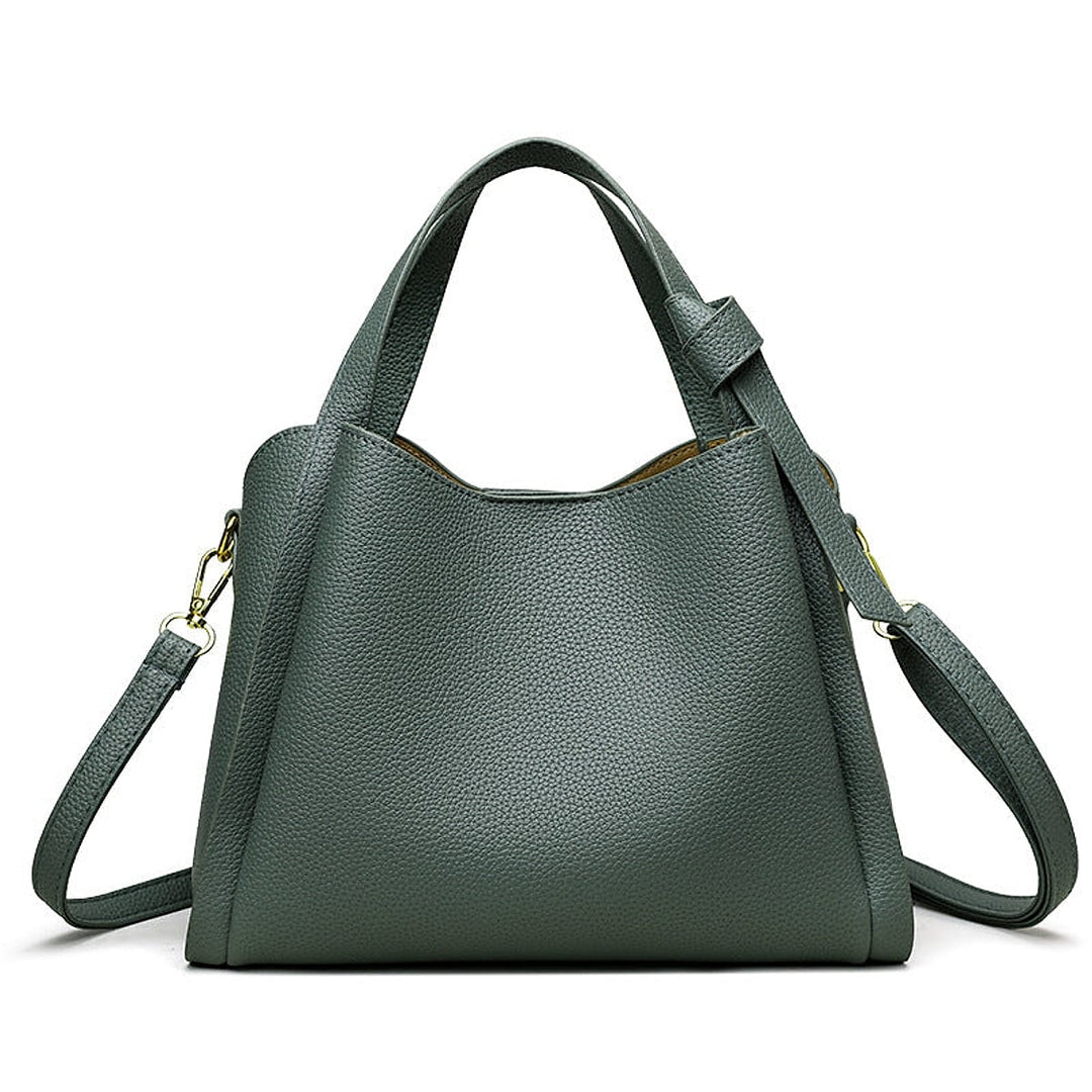 Bonnie Classic Pebbled Crossbody Tote Bag 2