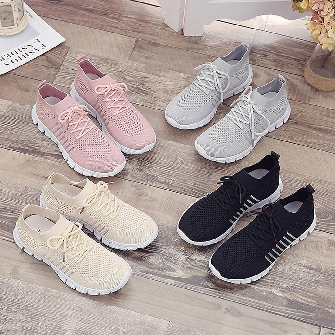 Carla Classic Knit Lace Up Shoes 4