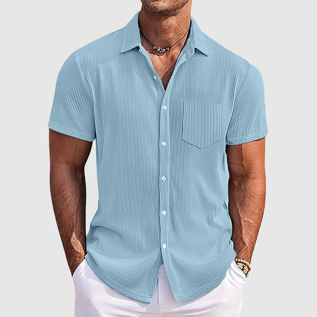 Cody Classic Ribbed Short Sleeve Shirt 1