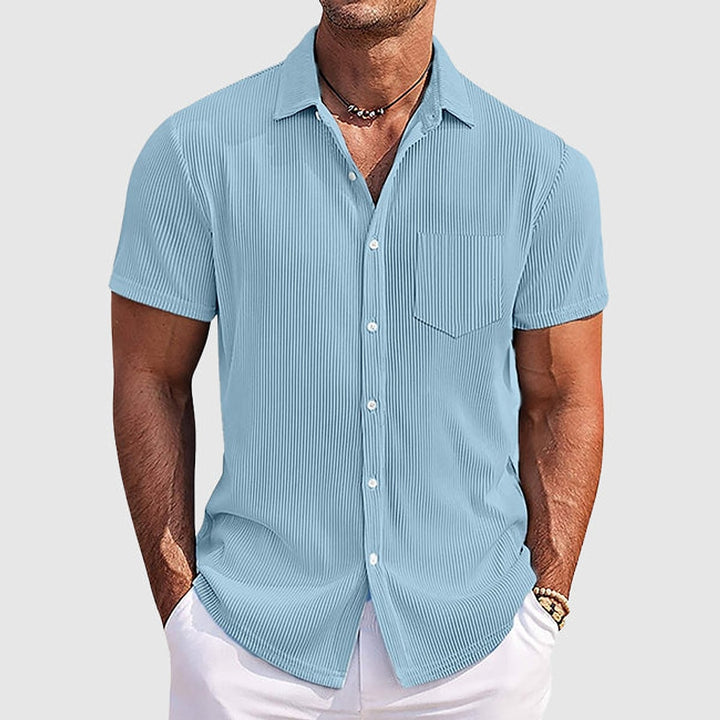 Cody Classic Ribbed Short Sleeve Shirt 1