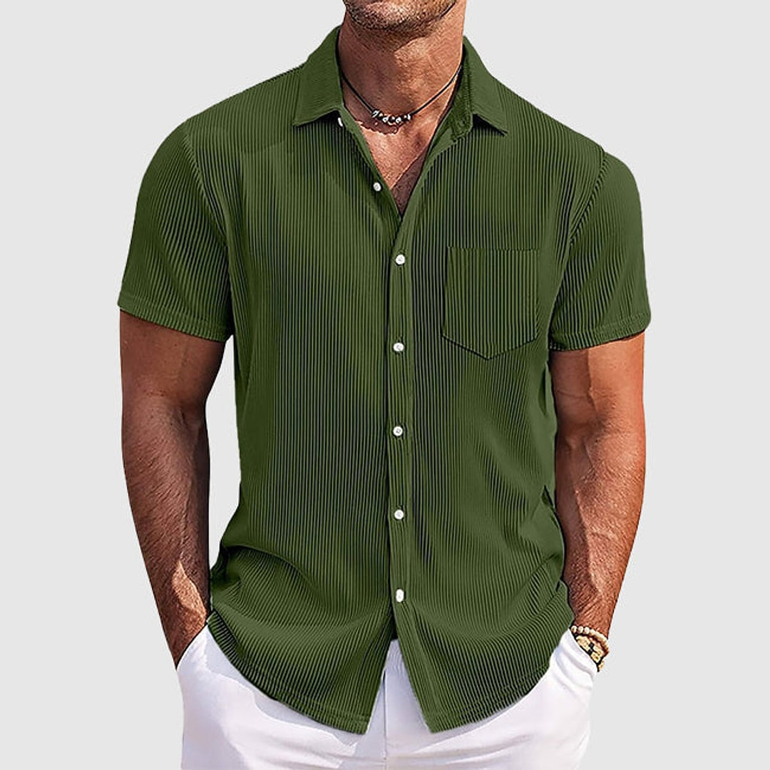 Cody Classic Ribbed Short Sleeve Shirt 2