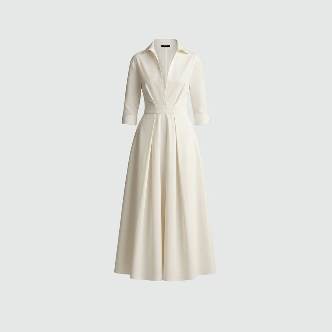 Eloise Classic Collared Midi Dress 1