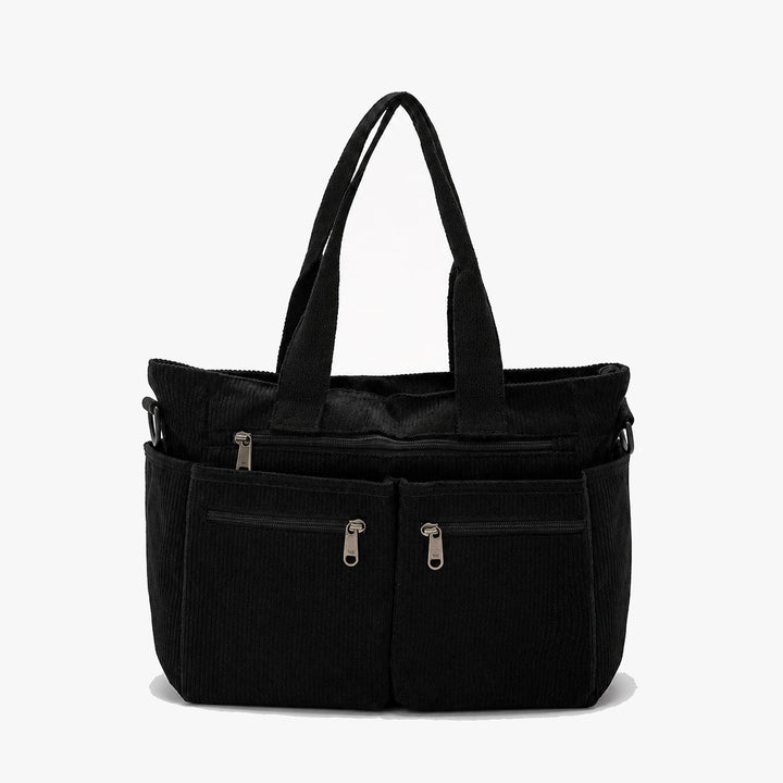 Elsie Effortless Corduroy Laptop Tote Bag 7