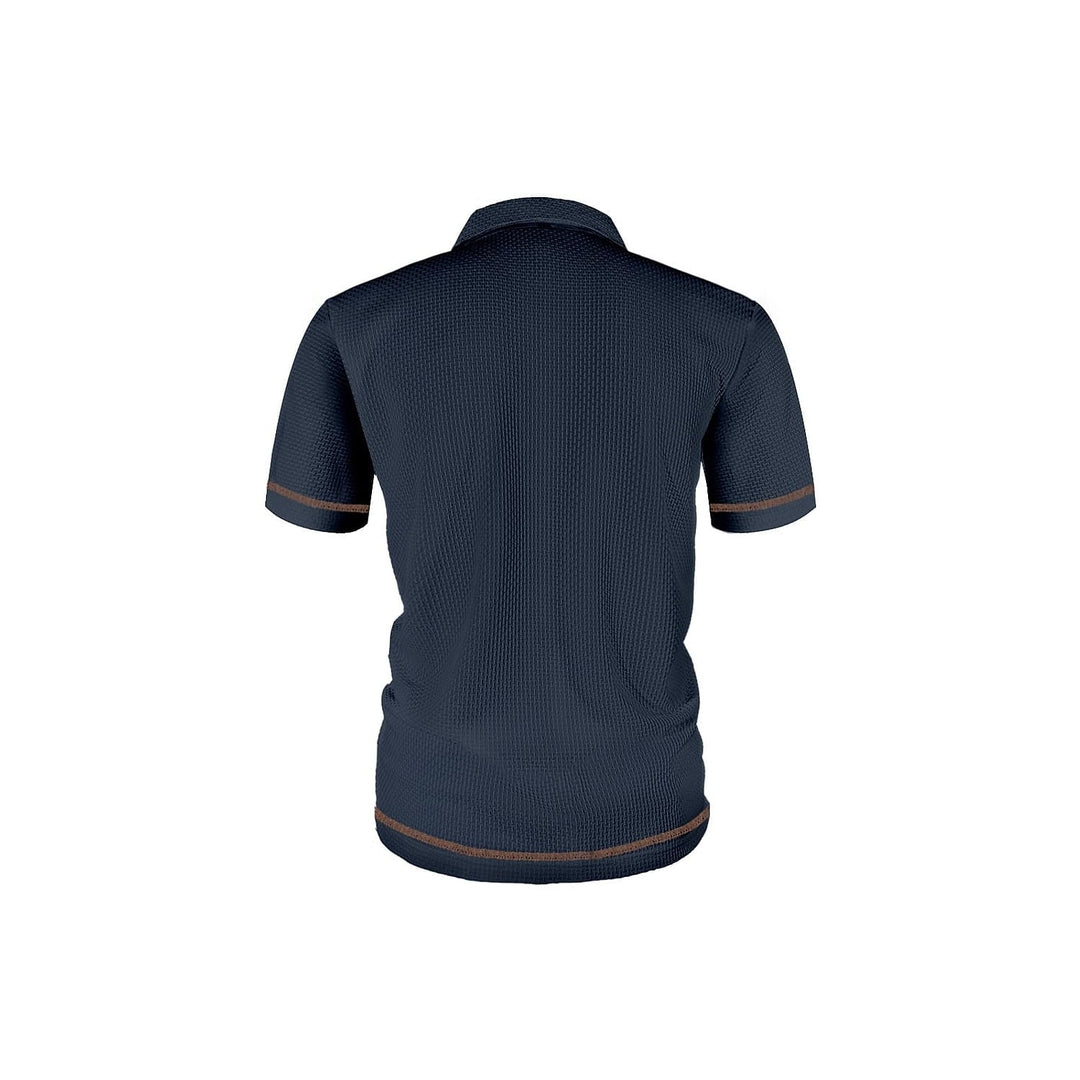 Hudson Classic Textured Polo Shirt 1