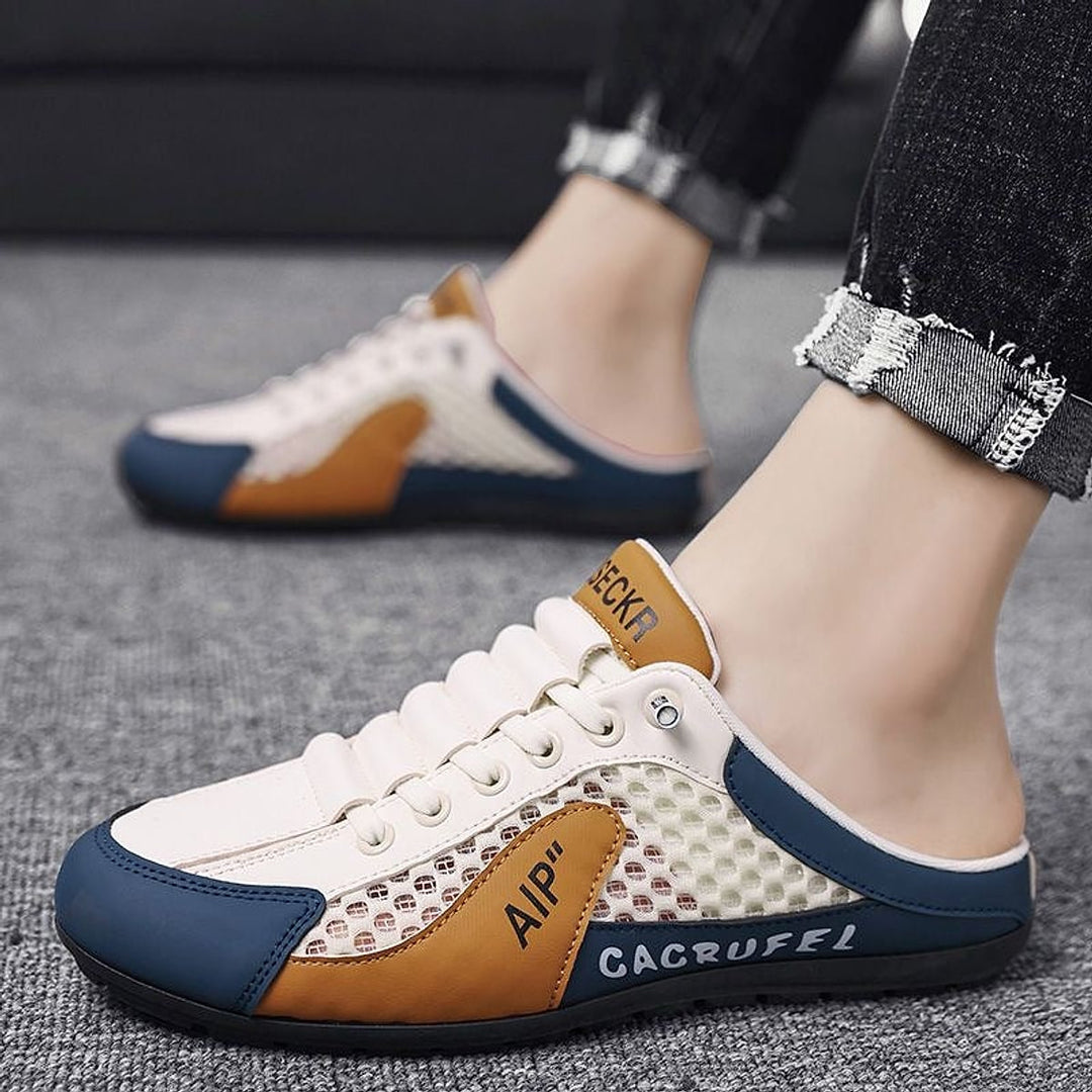 Ian Bold Mesh Slip On Sneakers 1