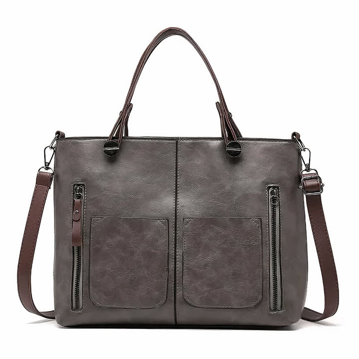 India Bold Structured Pocket Shoulder Bag 2
