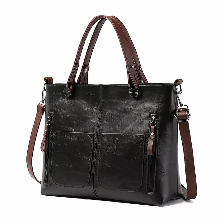 India Bold Structured Pocket Shoulder Bag 3