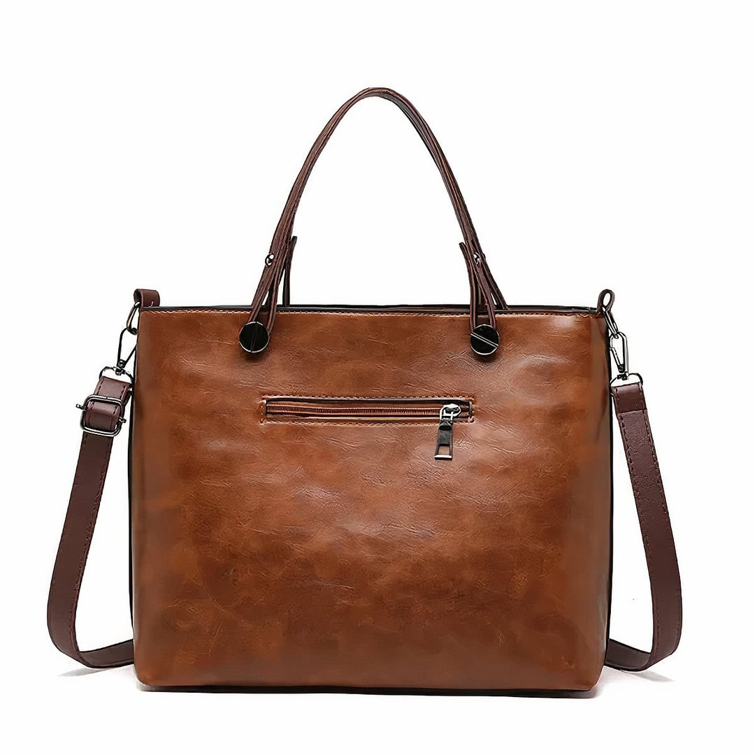 India Bold Structured Pocket Shoulder Bag 6