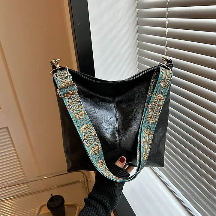 Isla Classic Woven Strap Shoulder Bag 1