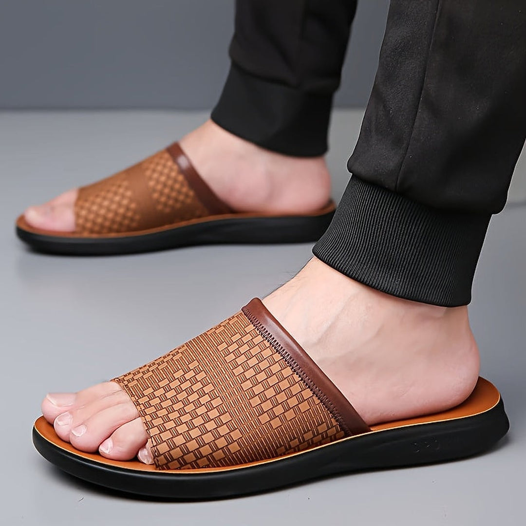 Jason Classic Woven Slide Sandals 1