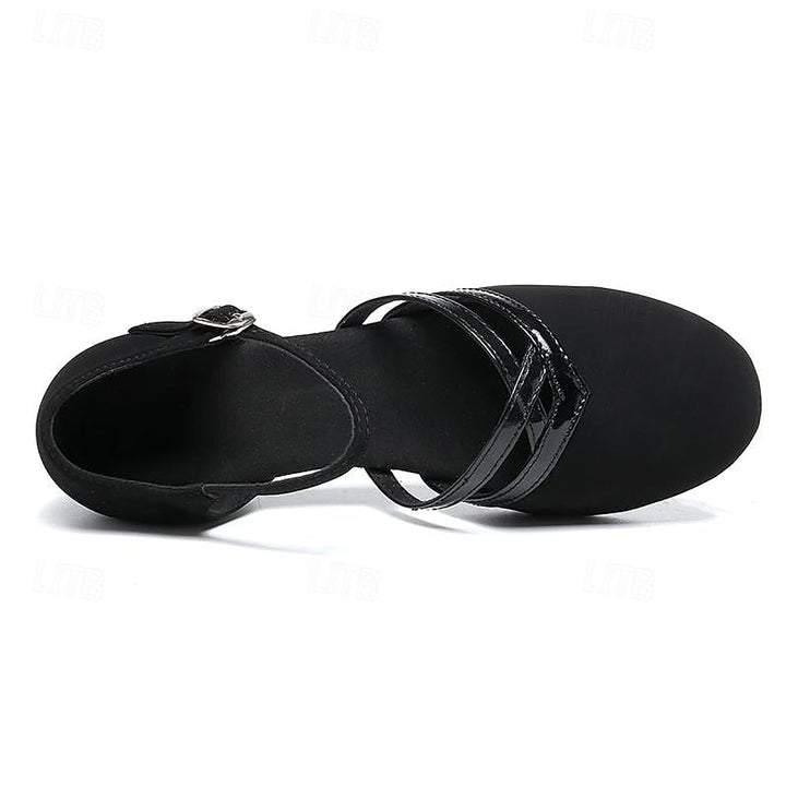 Kelsey Classic Suede Ankle Strap Dance Shoes 2