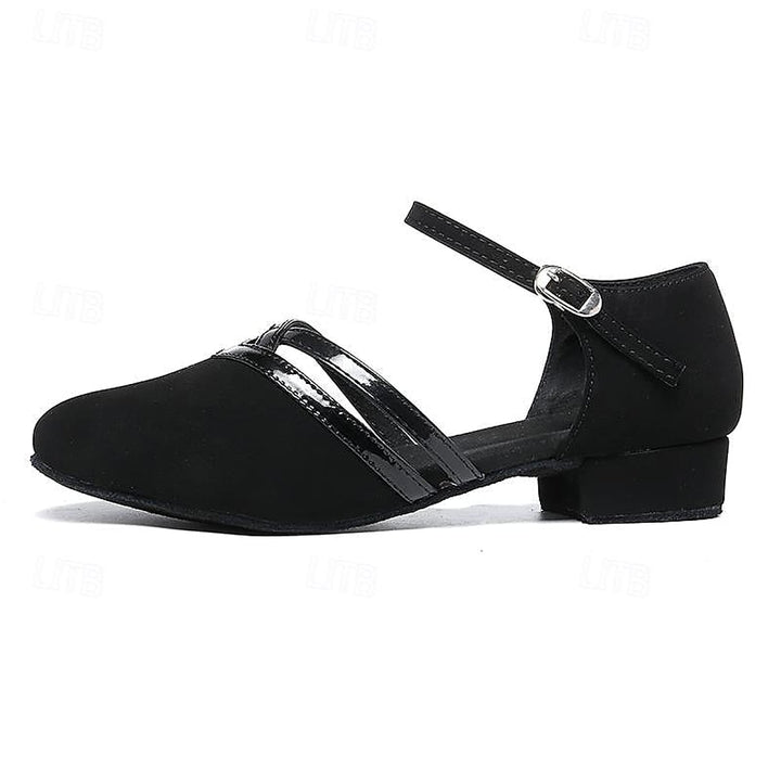 Kelsey Classic Suede Ankle Strap Dance Shoes 3