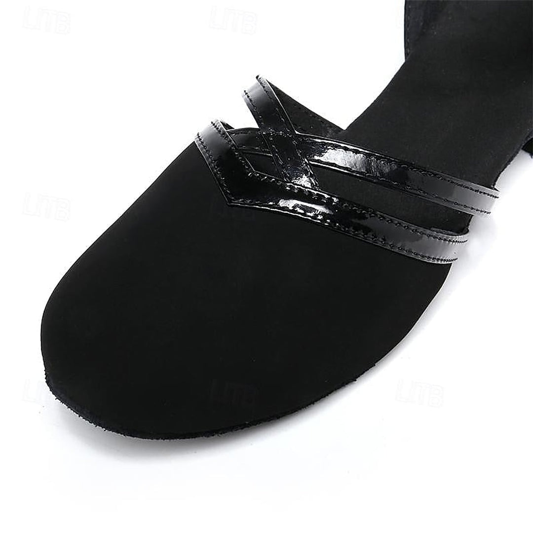 Kelsey Classic Suede Ankle Strap Dance Shoes 4