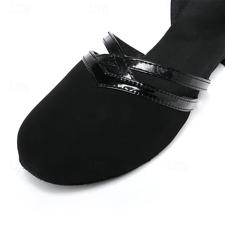 Kelsey Classic Suede Ankle Strap Dance Shoes 4