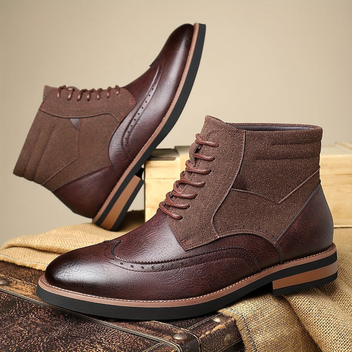 Lincoln Warm Wingtip Dress Boots 2