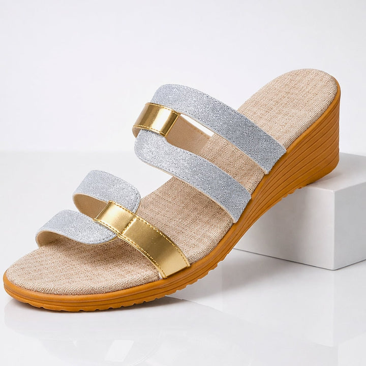 Maria Relaxed Open Toe Slip On Sandals 1