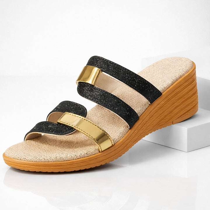 Maria Relaxed Open Toe Slip On Sandals 2
