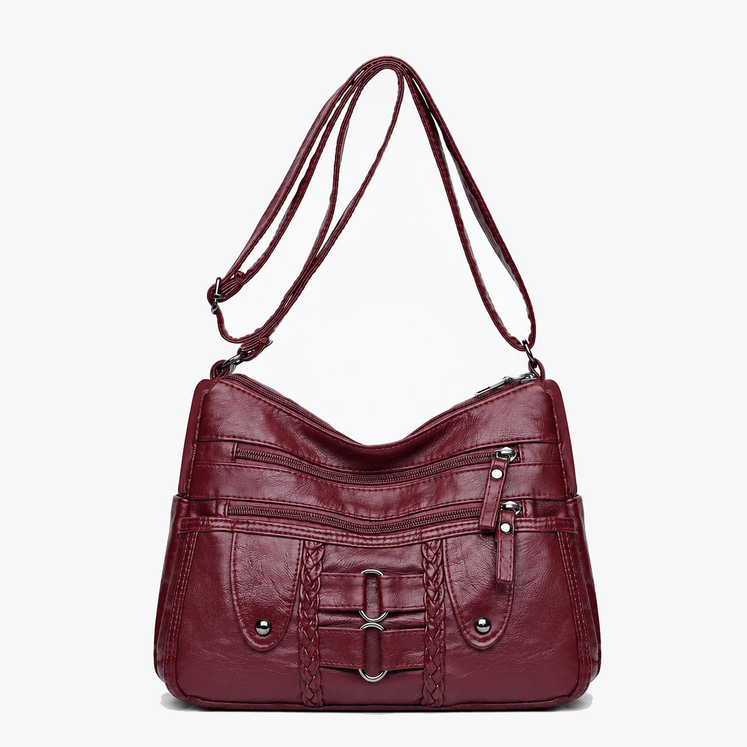 Nina Effortless PU Leather Crossbody Bag 6