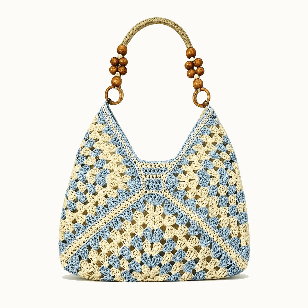 Olivia Relaxed Crochet Summer Tote Bag 5