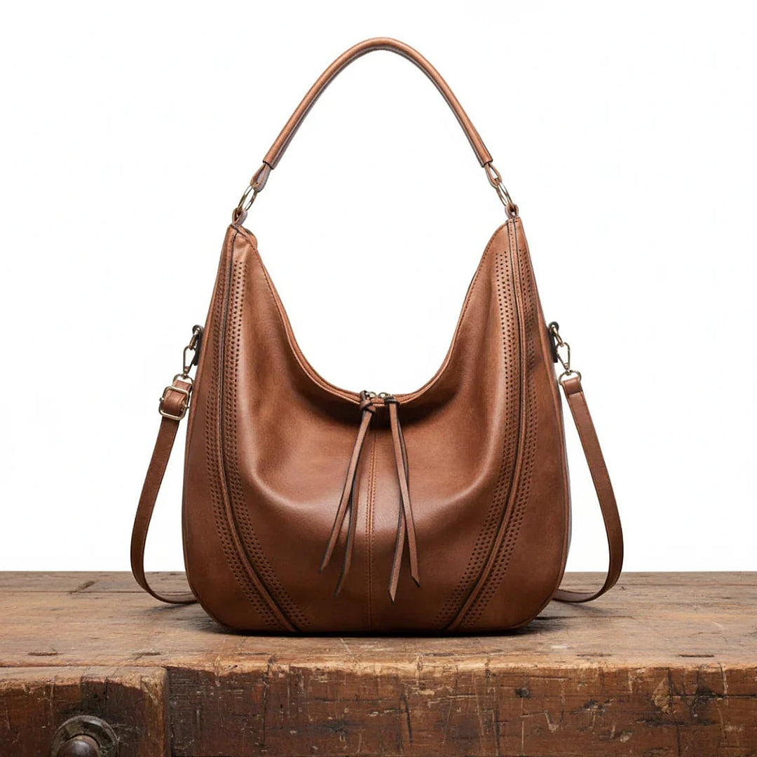 Penelope Relaxed Vegan Leather Tote Bag 1