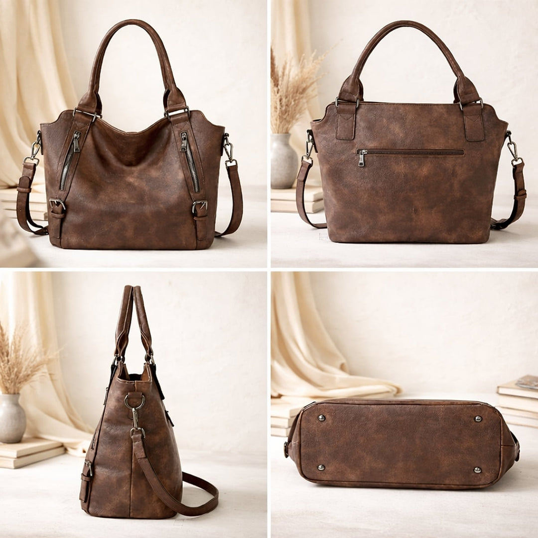 Reese Relaxed Everyday Zip Shoulder Bag 1