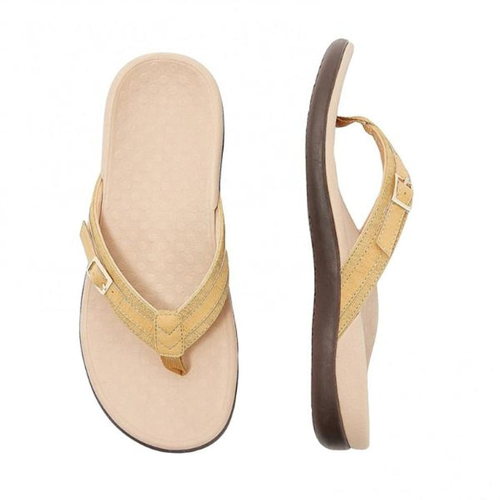 Samantha Elegant Buckle Strap Slip On Sandals 3