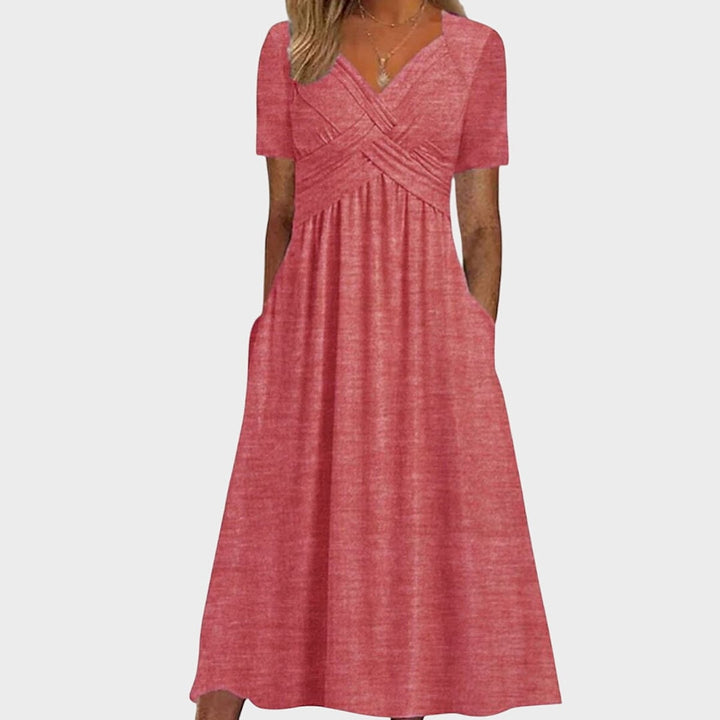 Sasha Elegant Flattering Midi Dress 1