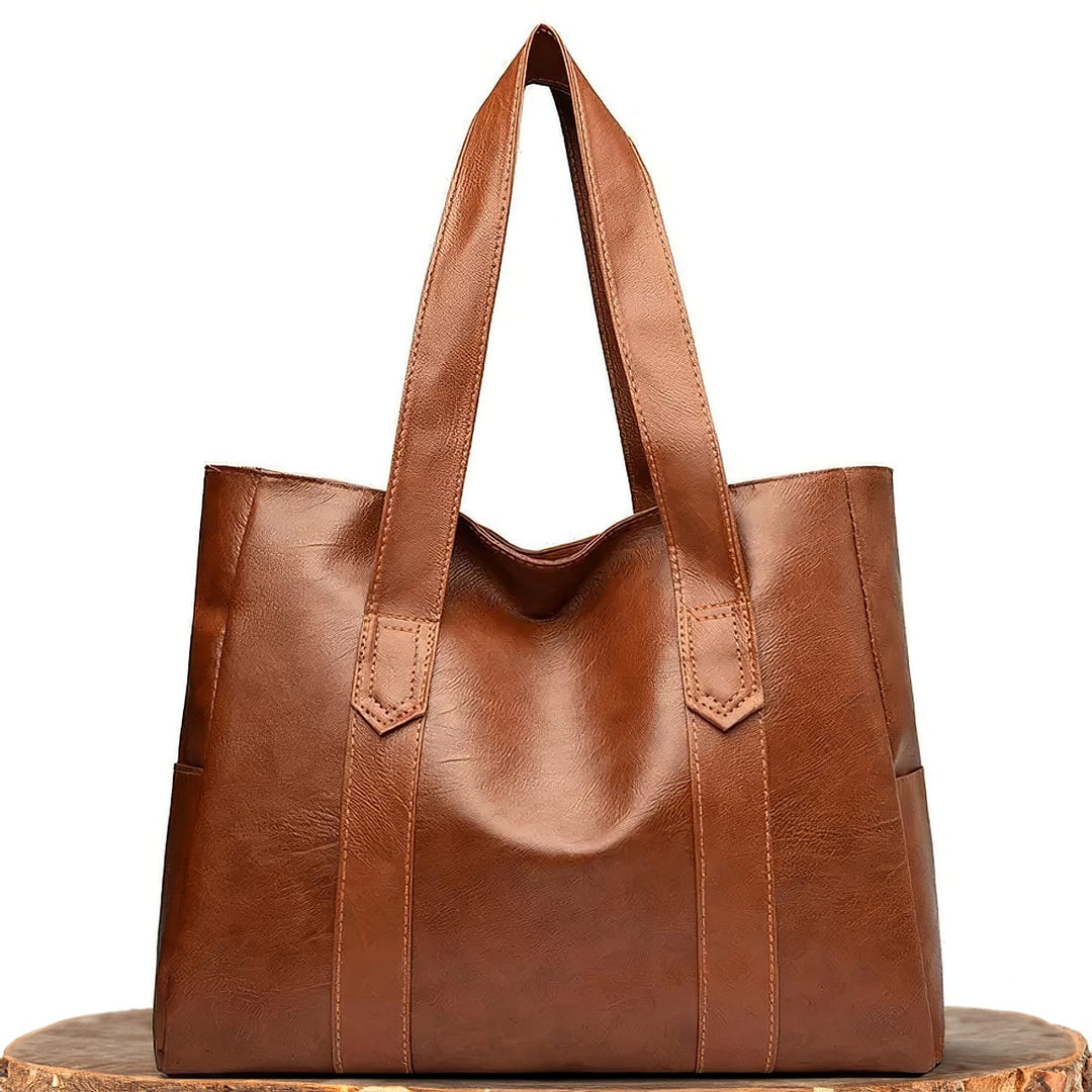 Saskia Relaxed Vintage Tote Shoulder Bag 1