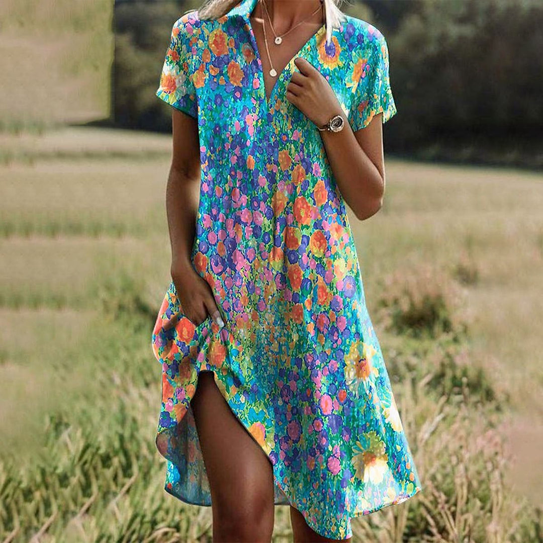 Savannah Effortless A Line Midi Dress 1