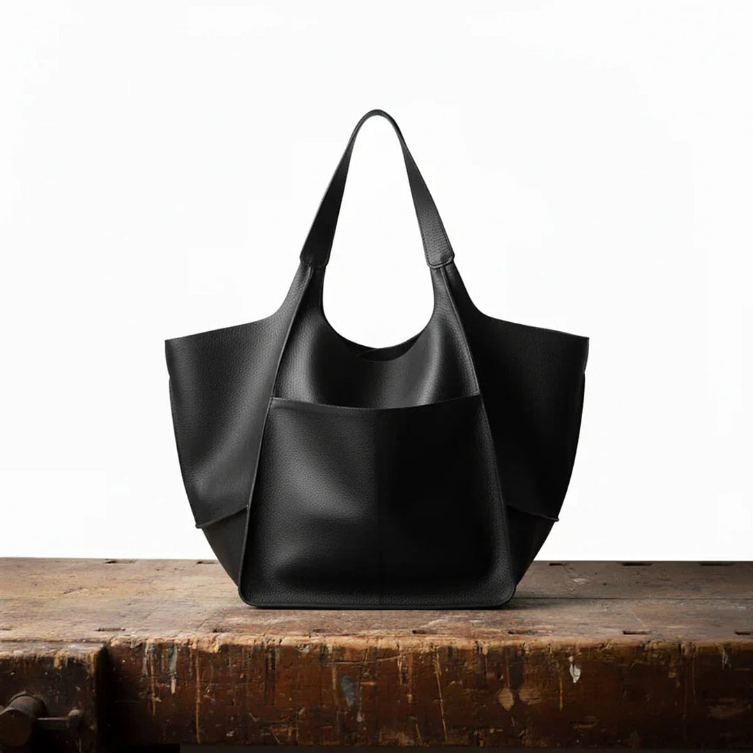 Shae Effortless Vegan Leather Tote Bag 4