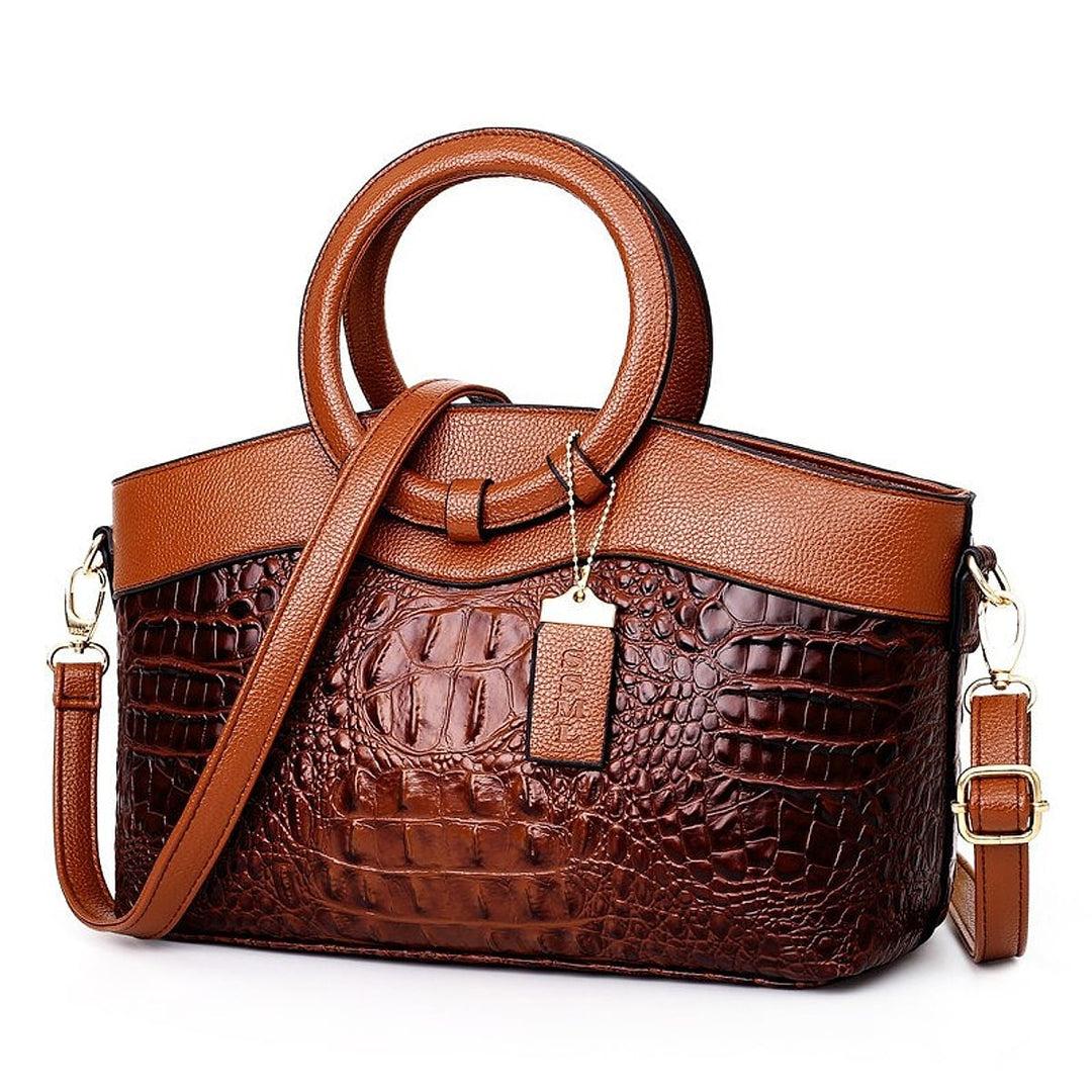 Sienna Classic Crocodile Pattern Handbag 1
