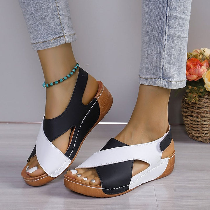 Tori Classic Open Toe Wedge Sandals 1